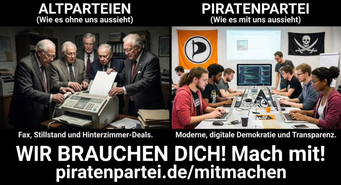 Weiterführung des Amtes - werde Pirat